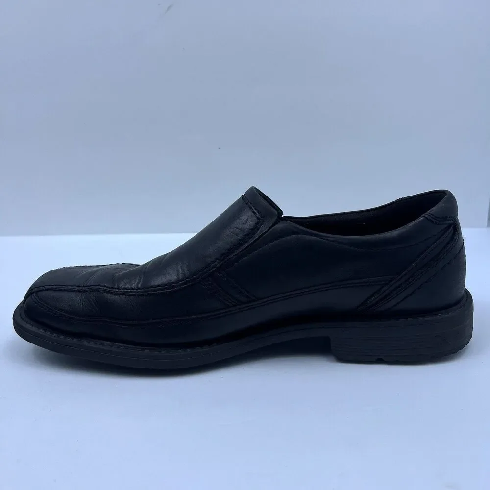 Rockport Style Leader 2 Bike Toe Slip-On Shoes Black A13019 Men's Size 10